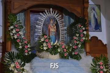 Ceremonia de Bajada de la Virgen de las Nieves en Lomo Magullo/Francisco Javier Santana.